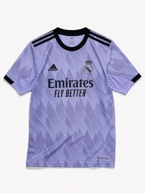 Adidas Real Madrid 2022/23 Away Soccer Jersey Shirt Sz Men’s Small Purple NWOT